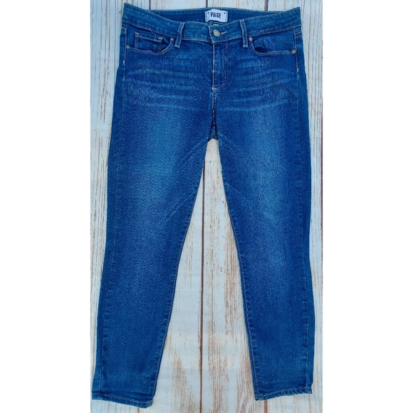 PAIGE Verdugo Crop Skinny Ankle Jeans | Size 29 - Picture 3 of 9